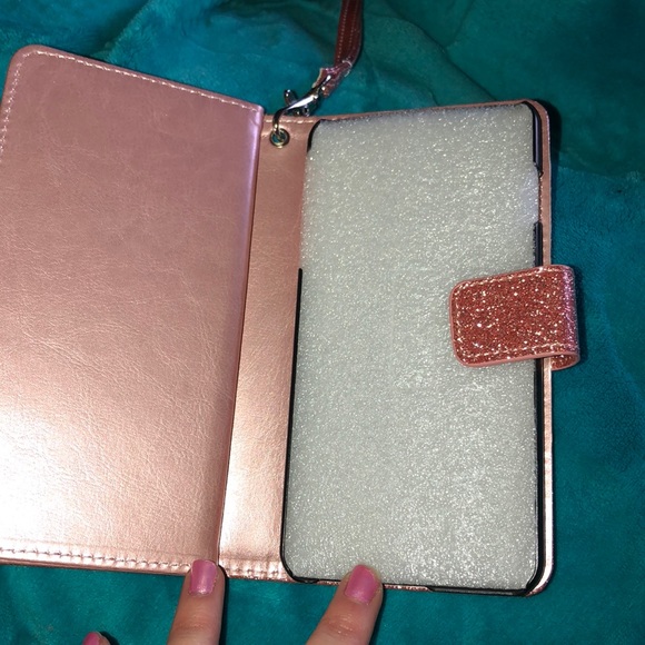 SUPER GLITTERY pink rose color iPhone 6s+ BN - Picture 4 of 4